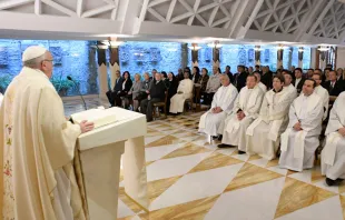 Papa Francisco celebra Missa na Casa Santa Marta 