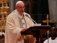 Papa Francisco durante a Missa pela Epifania do Senhor 
