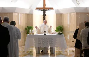 Papa Francisco preside Missa na Casa Santa Marta 
