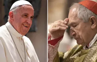Papa Francisco e o cardeal Silvano Tomasi