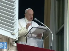 Papa Francisco na oração do Ângelus.