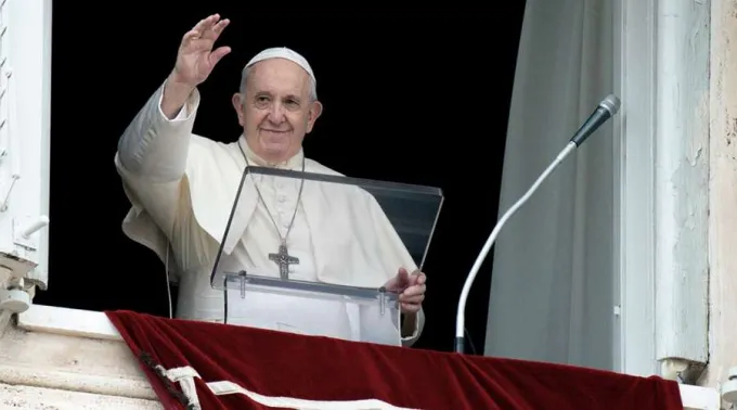 PapaFrancisco_Angelus_Mano_30agosto2020_VaticanMedia.jpg ?? 