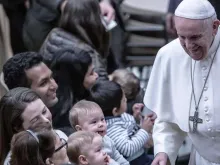 Papa Francisco durante a Audiência Geral.