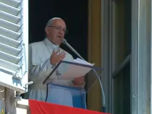 Papa Francisco no Regina Coeli nesta Segunda-feira do Anjo. CTV capturar YouTube