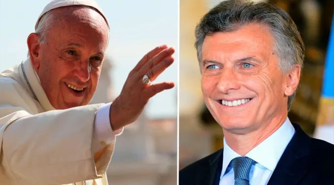PapaFrancisco_DanielIbanezACI_Prensa_MauricioMacri_CasaRosadaWikimediaCommons_110418.jpg ?? 