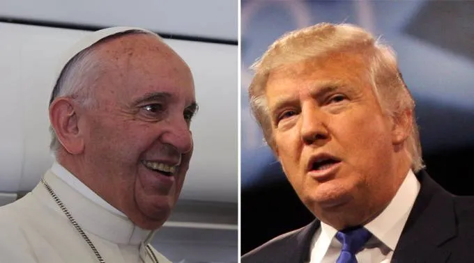 PapaFrancisco_EliseHarris_DonaldTrump_GageSkidmore_130517.jpg ?? 