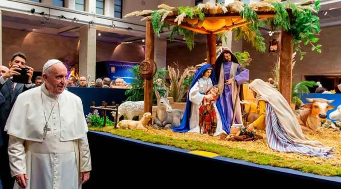 PapaFrancisco_Pesebre_DanielIbanez_ACIPrensa_091219.jpg ?? 