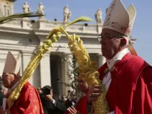 Papa Francisco no Domingo de Ramos