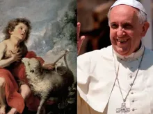 San Juan Bautista. Crédito: Domínio Público. Papa Francisco.