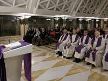 Papa Francisco na Missa na Casa Santa Marta.
