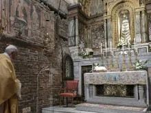 Papa Francisco no Santuário de Loreto.