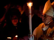 Imagem referencial. Papa Francisco na vigília pascoal de 2018.
