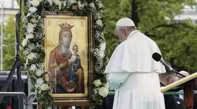 PapaFrancisco_VirgenMaria_Bulgaria_050519_AndreaGagliarducci_ACIPrensa.jpg ?? 