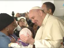 Papa Francisco visita o centro Dream de Zimpeto.