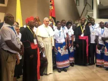 Papa Francisco recebe a delegação da Diocese de Xai Xai na Nunciatura de Moçambique.