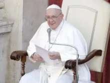 Papa Francisco na audiência geral.