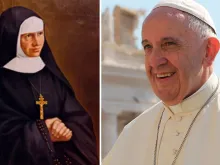 Madre Alfonsa Maria e o Papa Francisco