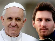 Papa Francisco e Lionel Messi