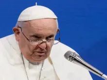 O papa Francisco na abertura dos "Estados Gerais de Nascimento" na Itália