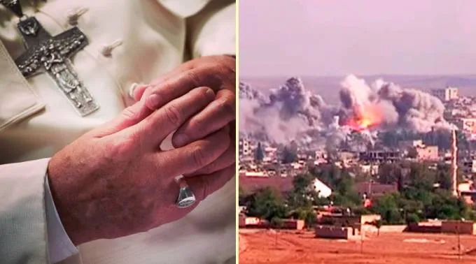 PapaRezaTerrorismoNuncaMas.jpg ?? 