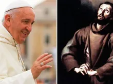 Papa Francisco e São Francisco de Assis 