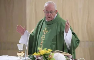 Papa em Santa Marta.