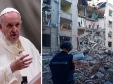 Papa Francisco e bombardeio na Ucrânia