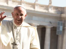 Papa Francisco durante a Audiência Geral.