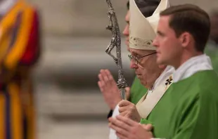 Papa durante a Missa.