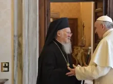Papa Francisco com Bartolomeu I