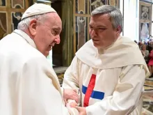 Audiência com a Ordem da Santíssima Trindade. Crédito: Vatican Media