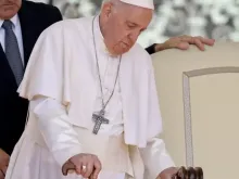 Papa Francisco usa bengala na Audiência Geral