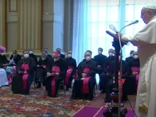 Papa Francisco discursa ao corpo diplomático acreditado junto à Santa Sé