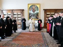 Papa Francisco com delegação ecumênica da Finlândia
