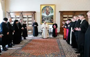 Papa Francisco com delegação ecumênica da Finlândia