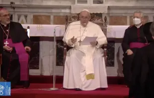 Papa Francisco no encontro ecumênico no Chipre