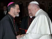 Dom Luiz Fernando Lisboa com o Papa Francisco 