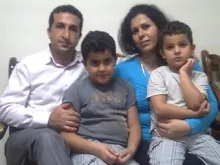 Yousef Nadarkhani e sua família