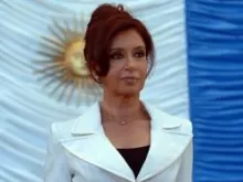 Presidenta reeleita: Cristina Fernández de Kirchner.