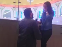 Pedido de casamento na Cúpula Central da Basílica de Aparecida