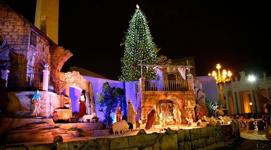 Assim serão o presépio e a árvore de Natal este ano no Vaticano