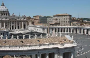 Praça de São Pedro do Vaticano.