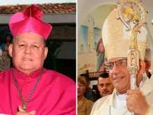 Arcebispo de Barquisimeto, Dom Antonio López Castillo; e o Bispo de San Felipe, Dom Víctor Hugo Basabe