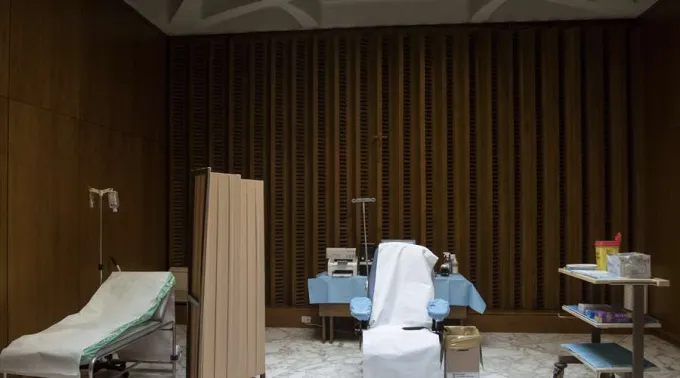 PrepacionVacunacionCovid19_AtrioAulaPabloVI_13012020_VaticanMedia_1.jpg ?? 