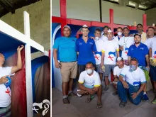Presos panamenhos fabricando os confessionários da JMJ Panamá 2019