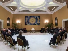 Primeiro encontro do Papa Francisco com os bispos do Chile - Crédito: Vatican Media