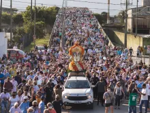 Procissão de Nossa Senhora do Rocio, em Paranaguá (PR).