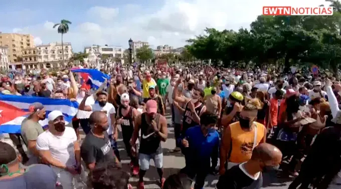 Protestas-Cuba-EWTN-120721.jpg ?? 