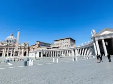Praça de São Pedro no Vaticano.