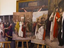 Raúl Berzosa e suas pinturas para a Semana Santa 2017